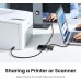 UGREEN 2 IN 4 OUT USB 2.0 SHARING SWITCH US216 (30767)
